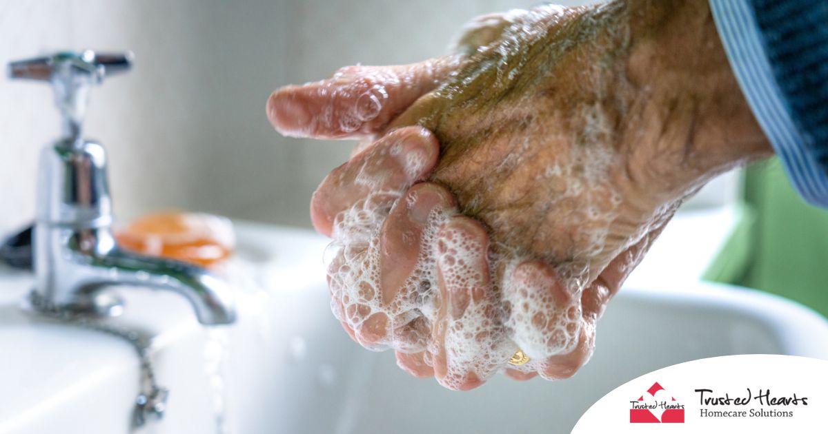 Small daily habits like hand washing support infection prevention in seniors.