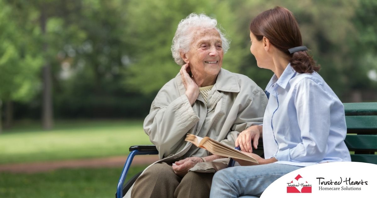 A companion caregiver fights depression in seniors through home care